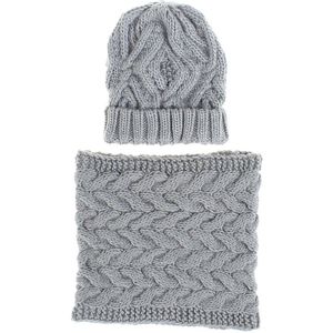 Multicolor Hoed En Sjaal Voor Unisex Solid Acryl Vrouwen Hoed Met Een Sjaal Outdoor Warm Knit Hoeden Sjaals Set Winter accessoires