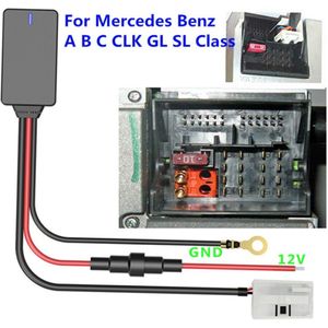 12Pin Bt 4.0 Autoradio Aux Kabel Adapter Voor Mercedes W169 W245 W203 W209 W164 Duurzaam En praktische