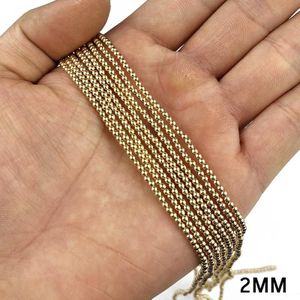 JHNBY Ronde Hematiet kralen 2/3/4/6/8/10mm Natuursteen 14 Goud kleur Losse kralen ball Sieraden armbanden Maken DIY Accessoires