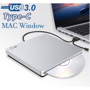 SI LI JUN - USB 3.0 - Externe DVD-ROM - Optische Drive - Slim - Voor Desktop PC en Laptop