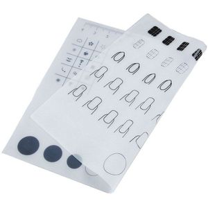 40*30Cm Nail Art Mat Siliconen Nail Sjablonen Stempelen Mat Opvouwbare Wasbare Pad Voor Manicure Salon Tool Accessoires