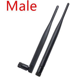 5 Stks/partij Dual Band Wifi Antenne 2.4Ghz 5/5.8Ghz 3dBi Sma Male Antenne Voor Draadloze Vedio Beveiliging Ip Camera Recorder