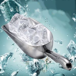 1 pcs Aluminium Bar Snoep Schop Scoop Ronde Bar Pub Thuis Ijsblokjes Spice Candy Meel Moer Scoop lepel Bruiloft Buffet