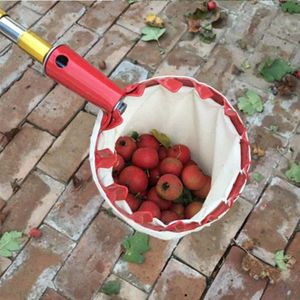 Farm Fruit Picker Fruit Catcher Hoge Boom Picking Gereedschap Voor Apple Olijf Kas Vruchten Verzamelen Metalen Apparaat Zonder Pole