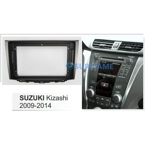 9 Inch Auto Fascia Radio Panel Voor Suzuki Kizashi Dash Kit Installeren Facia Console Bezel 9 Inch adapter Plate Cover Trim