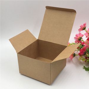 24 pcs/50 pcs/100 pcs natuurlijke kraft verpakking papier doos blank bruin diversen/ketting/ bloemblaadje opslag carton
