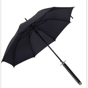 Creatieve Japanse Ninja-Zoals Paraplu Samurai Sword Mannen Grote Paraplu Regen Vrouwen Winddicht Lange Handvat Sombrilla Automatico Open