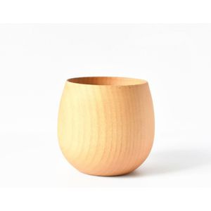 Japan Stijl Hout Cup -proof Houten Koffie/Melk/Wijn/Thee Kopjes Creatieve Eco Vriendelijke Drinkware houten Bestek