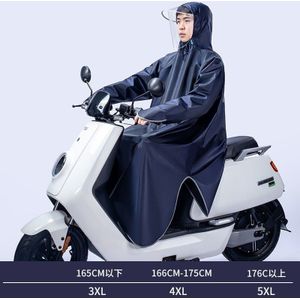 Motorfiets Regen Cape Mannen Vrouwen Regenjas Fiets Regenjas Regenkleding Met Reflector Regendicht Poncho Met Reflecterende Strip