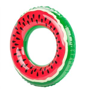 Outdoor Summer Watermelon Swimming Ring Inflatable Pool Float Circle Inflatable Pool Float Circle for Adult Kid