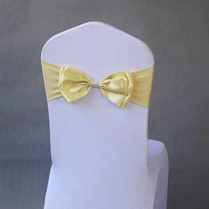 10 Stks/pak Sjerpen Leuke Verstelbare Bow Tie Lint Bands Decoratieve Accessoire Banquet Seat Decoratie Voor Bruiloft Stoel Sjerpen