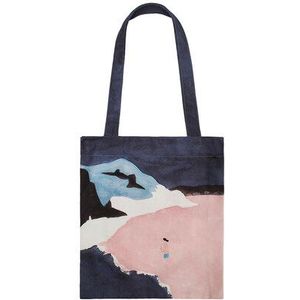 Vrouwen Handtassen Originele Landschap Print Grote Capaciteit Draagbare Schoudertas Vrouwen Leisure Canvas Tas Boodschappentas