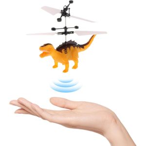 Mini Intelligente Vliegende Dinosaurus Speelgoed Kinderen Helikopter Drone Vliegtuigen Hand Infrarood Inductie Speelgoed