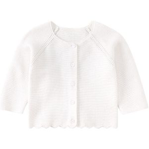 Pureborn Peuter Baby Meisje Blouse Trui Vest Lange Mouwen Candy Kleur Ademend Katoen Baby Meisje Gebreide Tops