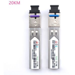 SC SFP glasvezel module 1.25G SC 20/40/60/80/100KM 1310/ 1490/1550nm Single Fiber SFP Optische Module Compatibel code ONU OLT