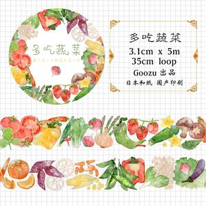 Groenten Washi Groente & Fruit Diy Decoratie Plakband