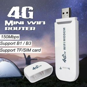 Ontgrendeld 4G Lte Auto Wifi Draadloze Usb Dongle Stick Breedband Sim Kaarten Draagbare