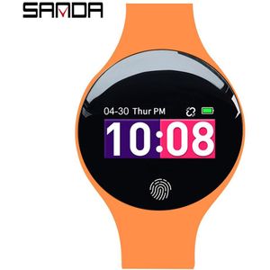 SANDA Vrouwen Sport Horloges Waterdicht Calorie Stappenteller Armband Luxe Sleep Monitor GPS Smart Horloge Voor Android IOS