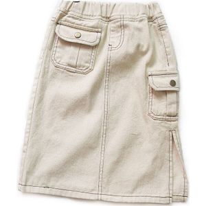 Honing Hoek Kinderen Meisje Rok Lente Herfst Koreaanse Peuter Rok Bottums Katoen Baby Rok Met Pocket Casual Kids Kleding