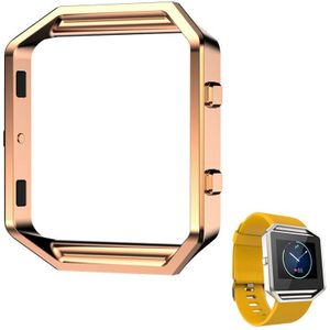 Metalen beschermhoes Frame Case Cover Shell Voor Fitbit Blaze Roestvrije Vervanging case Activiteit Tracker Horloge Accessoires