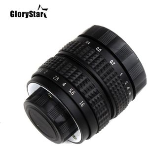 Glorystar 50 Mm F1.4 Cctv Tv Movie Lens + C Mount + Macro Ring Voor Nikon F Ai Mount Slr camera D5600 D5300 D3300 D3400 D750 C-AI