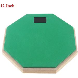 Domme Drums 8/12 Inch Rubber Houten Domme Drum Praktijk Training Drum Pad Voor Jazz Drums Oefening Met 3 Kleuren Optionele