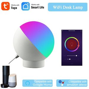 Smart Bureaulamp Tuya App Draadloze Controle Wifi Licht Smart Lichtschakelaar Wifi Dimbare Alexa Google Home Compatibel