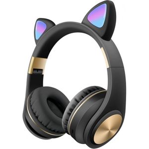 Leuke Kat Bluetooth Headset Oortelefoon Draadloze Hoofdtelefoon Stereo Opvouwbare Sport Oortelefoon Microfoon Headset Handenvrij MP3 Speler