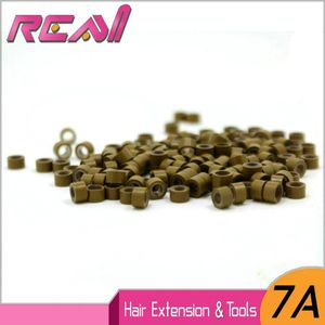 1000Pcs 5MM Siliconen Gevoerd Micro Ringen Links Kralen Voor IK Tip Haarverlenging Gereedschap