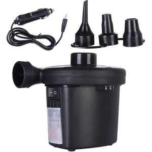 12V Draagbare Auto Luchtcompressor Pomp Opblaasbare Boot Pomp Luchtbed Camping Pomp Auto Elektrische Luchtpomp Met 3 nozzles