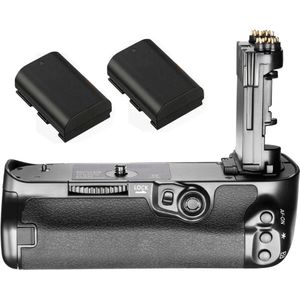 JINTU Verticale Sluiter Batterij Grip + 2 stks LP-E6 Kit Voor Canon 5D4 5DIV 5D Mark IV Batterij Grip als BG-E20