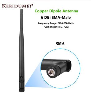 Kebidumei 2.4GHz 6dBi WiFi antenne Draadloze Router SMA 2.4G Voor Mini PCI U. FL IPX naar RP SMA MALE Pigtail Kabel