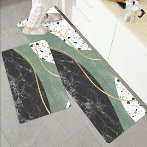 2 Stuks Lange Keuken Vloermat Slaapkamer Entree Deurmat Woonkamer Tapijt Badkamer Antislip Tapijten Hal Floor Gebied mat