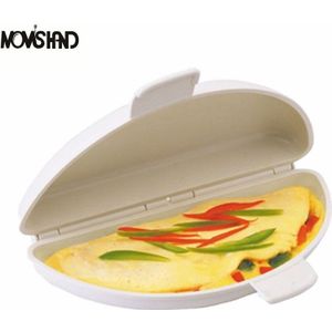 Draagbare Keuken Accessoires Magnetron Omelet Fornuis Pan Microweavable Fornuis Omelet Eieren Stoomboot