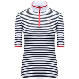 Golf Kleding Vrouwen T-shirt Korte Mouw Vijf Punt Mouw Elastische Streep Matrozenpakje Outdoor Polo Shirt Sport kleding