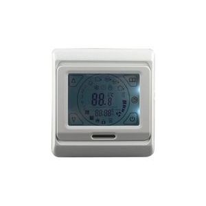 AC 16A 230V Eletric Vloerverwarming Thermostaat Systeem Digitale Temperatuur Controller Room Air LCD Backlight Touch Screen + Kabel