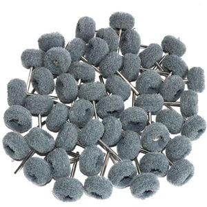 50Pcs Mini Borstel Schuursponsje Slijpschijf Nylon Fiber Slijpen Schuren Hoofd Buffing Polijstschijf 1 &quot;25Mm set Voor Dremel