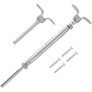 5 Set Van Roestvrij Stalen Dek Toggle Spanners Voor 3/16 Inch Kabel Reling Systeem