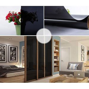 SUNICE 100% UV Afwijzing Window Tint Film VLT0 % Auto Zonnescherm Film Thuis Venster Bril Sticker Vinyl Film 90 cm x 100 cm (35 "x 40")