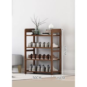 Voor Badkamer Keuken Bamboe Houten Schoenenrek Hal Schoen Plank Organizer, Plant Stand, thuis Opslag Plank Rack Organizer