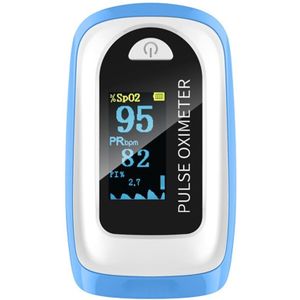 Blood Oxygen Monitor Pulsoxymeter Zuurstofverzadiging Monitor Oximeter Hartslagmeter Geen Batterij Snel Binnen 24H