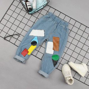 Ienens Kind Jongens Meisjes Jeans Lange Broek Kinderen Meisje Denim Broek Kleding Lente Mode Lichte Kleur Cowboy Broek Fit 2-6Y