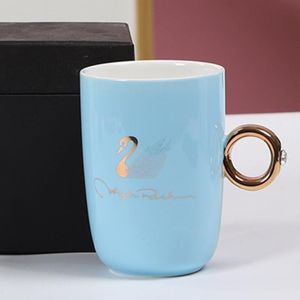 Paar Diamanten Ring Cup Creatieve Ring Water Cup 350Ml Koffiekopje Wedding Christmas