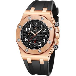 Relogio Masculino Cool Sport Chronograph Heren Horloges Top Brand Luxe Rubber Datum Quartz Klok Waterdicht Grote Wijzerplaat Horloge Mannen
