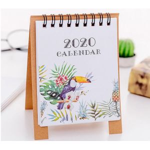 24 pak/partij Eenvoudige Mini Cactus Kat En Peer Desktop Papier Kalender Dagelijks Scheduler Tafel Planner Jaarlijks Agenda Organisator