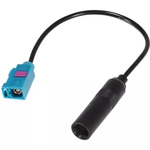 Audioproject A126 Fakra Naar DIN Antenneadapter – 25 Cm, Voor Audi, VW, Seat, Skoda, Opel, Ford, BMW E46, Dacia En Meer