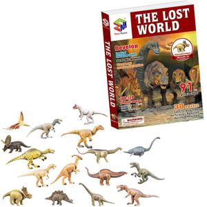 Drie-Dimensionale Kartonnen Building Model Set 3D Puzzel Vliegtuig Dier Dinosaurus Brandweerwagen Educatief Speelgoed Voor Kinderen Jigsaw