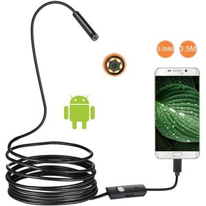 8 MM 6LED 2IN1 Android Endoscoop Micro USB Endoscoop IP67 Waterdicht inspectie Camera Video Cam voor Andriod Telefoon en PC 2 M 3.5 M