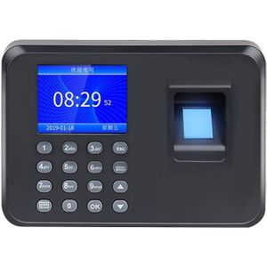 Biometrische Vingerafdruk Aanwezigheid Machine Lcd Display Usb Vingerafdruk Aanwezigheidsregistratie Systeem Klok Werknemer Controleren-In Recorder