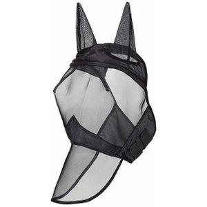 Paardensport levert ademend comfortabele paard masker anti-muggenbeet paard masker verwijderbare netto cover paard fly masker